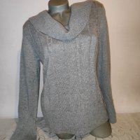 Сив пуловер р-р М , снимка 1 - Блузи с дълъг ръкав и пуловери - 43134576