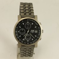 TCM Chronograph Мъжки Кварцов Часовник , снимка 2 - Мъжки - 40103992