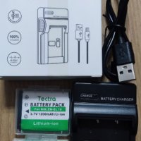 Батерии EN-EL 19 (2бр) + зарядно за NIKON, снимка 1 - Батерии, зарядни - 43662817