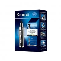 Kemei KM-6511 , 2 в 1 Електрически акумулаторен тример за нос и уши, снимка 3 - Тримери - 38308814