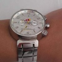 LV Уникален дизайнерски елегантен стилен и марков часовник, снимка 6 - Мъжки - 32348848