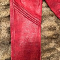 ALESSA Панталон в уникален червен цвят(stizza),с ниска талия, снимка 8 - Панталони - 43537585