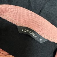 Дамска спортна рокля/туника LC WAIKIKI LCW CASUAL / с цип / черен/ бял/ пепел от рози/ пудра, снимка 2 - Рокли - 38978764