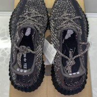 adidas Yeezy Boost 350 V2 Static Black (Reflective) Обувки+ Кутия, снимка 7 - Маратонки - 36981337