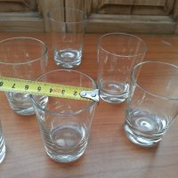 Ретро стъклени чаши за ракия, снимка 3 - Антикварни и старинни предмети - 33484167