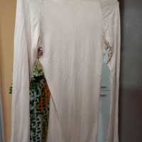 Разтегателна блуза с декорация от перли и малки рапанчета, снимка 2 - Блузи с дълъг ръкав и пуловери - 40604584