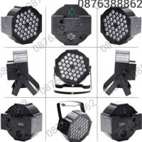 LED мини диско парти,прожектор,лампа,проектор, 36 Led,RGB, снимка 6 - Прожектори - 38905807