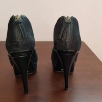 Buffalo черни обувки на ток, снимка 3 - Дамски обувки на ток - 37659165