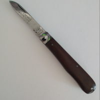 Стар колекционерски сгъваем нож Loewen Messer Solingen Германия. марк., снимка 3 - Колекции - 44908228