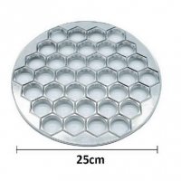 метален Уред форма за правене на равиоли пелмени паста с плънка метален резец 37 дупки, снимка 2 - Аксесоари за кухня - 33445231