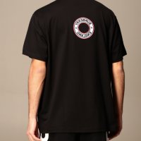 BURBERRY Black Archway Embroidered Circle Logo Мъжка Тениска size S и M, снимка 4 - Тениски - 37901256