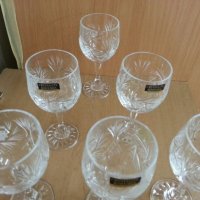 Кристални чаши Бохемия, снимка 5 - Антикварни и старинни предмети - 26668053