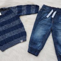 Детски пуловер H&M 6-9 месеца, снимка 5 - Бебешки блузки - 34677105