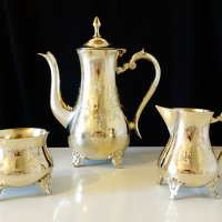 Английска кана,никелово сребро 1 литър. , снимка 11 - Антикварни и старинни предмети - 26885273