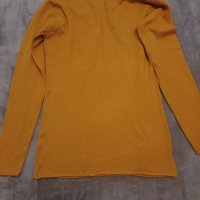 Блузка фино плетево , тютюнево жълто наситен хубав тузарски цвят. , снимка 8 - Блузи с дълъг ръкав и пуловери - 43183193