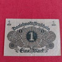 Райх банкнота 1 марка 1920г. Германия перфектна за колекционери 28270, снимка 6 - Нумизматика и бонистика - 37153164