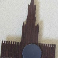Автентичен дървен 3D магнит от Москва, Русия-серия-, снимка 5 - Колекции - 43172582