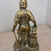 Бронзова статуетка ковач, снимка 4 - Антикварни и старинни предмети - 38084816
