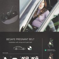 Колан за бременни BeSafe за автомобил, снимка 16 - Други - 39208556