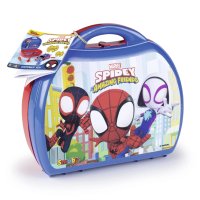 Кола в куфарче Spidey Smoby 7600360910 , снимка 4 - Коли, камиони, мотори, писти - 44114395