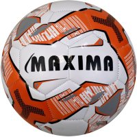 Футболна топка MAXIMA, Soft vinil, Бял- оранжев, Размер 5, снимка 1 - Футбол - 43882978