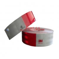 3M премиум светлоотразителна лента, тиксо червено с бяло 45м. х 5см., снимка 3 - Аксесоари и консумативи - 35167978