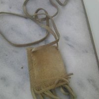 Малко кожено портмоне чантичка, снимка 2 - Антикварни и старинни предмети - 33554821