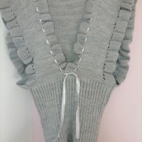 Топло пуловерче без ръкав, снимка 1 - Блузи с дълъг ръкав и пуловери - 34627291