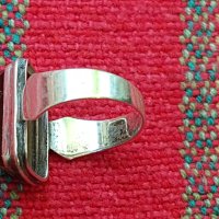 Сребърен пръстен с тигрово око, снимка 3 - Пръстени - 44116966