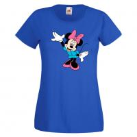 Дамска тениска Minnie Mouse 3 Подарък,Изненада,Рожден ден,, снимка 2 - Тениски - 36530727