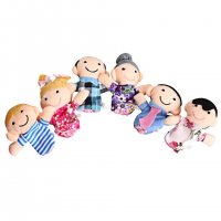 Кукли за пръсти Театър за бебе Семейство , снимка 3 - Плюшени играчки - 28188255