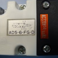 Пневматичен разпределител TOYOOKI AD5-6-FG-D-9-N pneumatic solenoid valve , снимка 4 - Резервни части за машини - 38990096