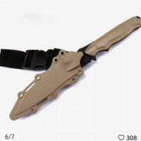 Тактически гъвкав каучуков нож за обучение и тренировки, снимка 3 - Бойно оръжие - 38092016