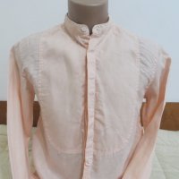 Мъжка риза с дълъг ръкав от лен Zara, снимка 1 - Ризи - 29057992