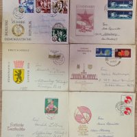 Пътували  пликове с марки ГДР 10 броя №9, снимка 2 - Филателия - 43593026