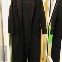 🇮🇹 Италианско дълго дизайнерско палто-жилетка  DI-LA, снимка 14 - Палта, манта - 28324840