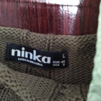 Дамска плетена блуза Ninкa,размер Л(40) , снимка 4 - Блузи с дълъг ръкав и пуловери - 40682507
