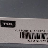 LED подсветка за дисплей LVU430ND1L за телевизор TCL модел U43P6006, снимка 1 - Части и Платки - 39482462