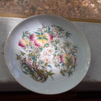 Стар порцелан колекционерска чиния SAJI JAPAN, снимка 3 - Антикварни и старинни предмети - 38439778