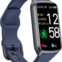 Health Fitness Tracker с 24/7 сърдечен ритъм, кислород в кръвта,кръвно, снимка 1 - Смарт гривни - 43744446