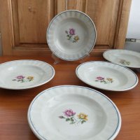 Стар български порцелан чинии , снимка 1 - Антикварни и старинни предмети - 33281398