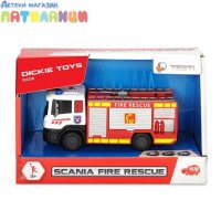 Пожарен камион със светлинни и звукови ефекти DICKIE 203712016038, снимка 1 - Коли, камиони, мотори, писти - 35018154