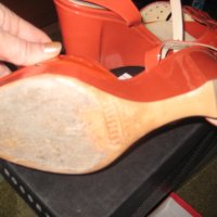 Обувки Италиански естествена кожа FRATELLI ROSSETI, снимка 4 - Дамски обувки на ток - 28572569