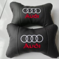 възглавнички за автомобил Audi Ауди бродирани Кожа 2 броя, снимка 1 - Аксесоари и консумативи - 35499787