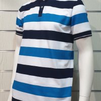 Нова мъжка моряшка блуза тип Lacoste, райе, копчета, пике, снимка 15 - Ризи - 32629301
