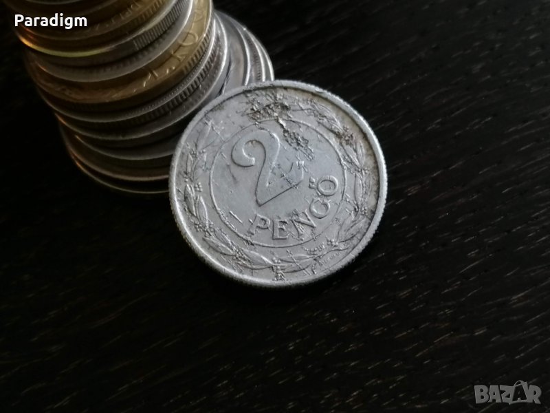 Монета - Унгария - 2 пенгьо | 1943г., снимка 1