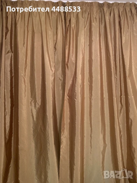 Комплект. Затъмняващи и Тънки завеси за прозорци, снимка 1