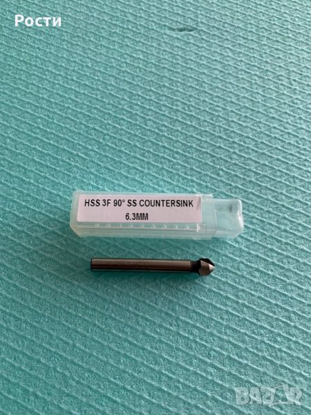 Зенкер 6,3 мм ; 90 градуса, снимка 1