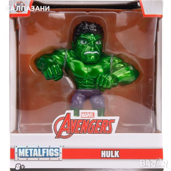 Jada Marvel 4 Hulk Figure, 253221001, снимка 1