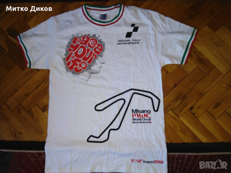 Моторни спортове тениска Майкъл Фиала №58-рейс йор лайф -размер М, снимка 1